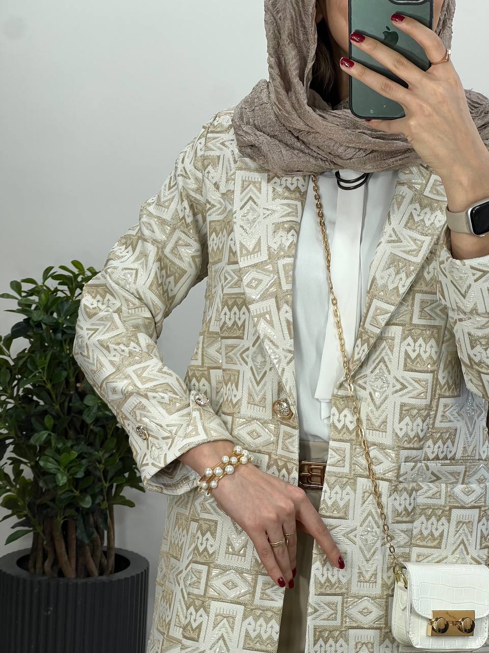 مانتو کتی ژاکارد الهه