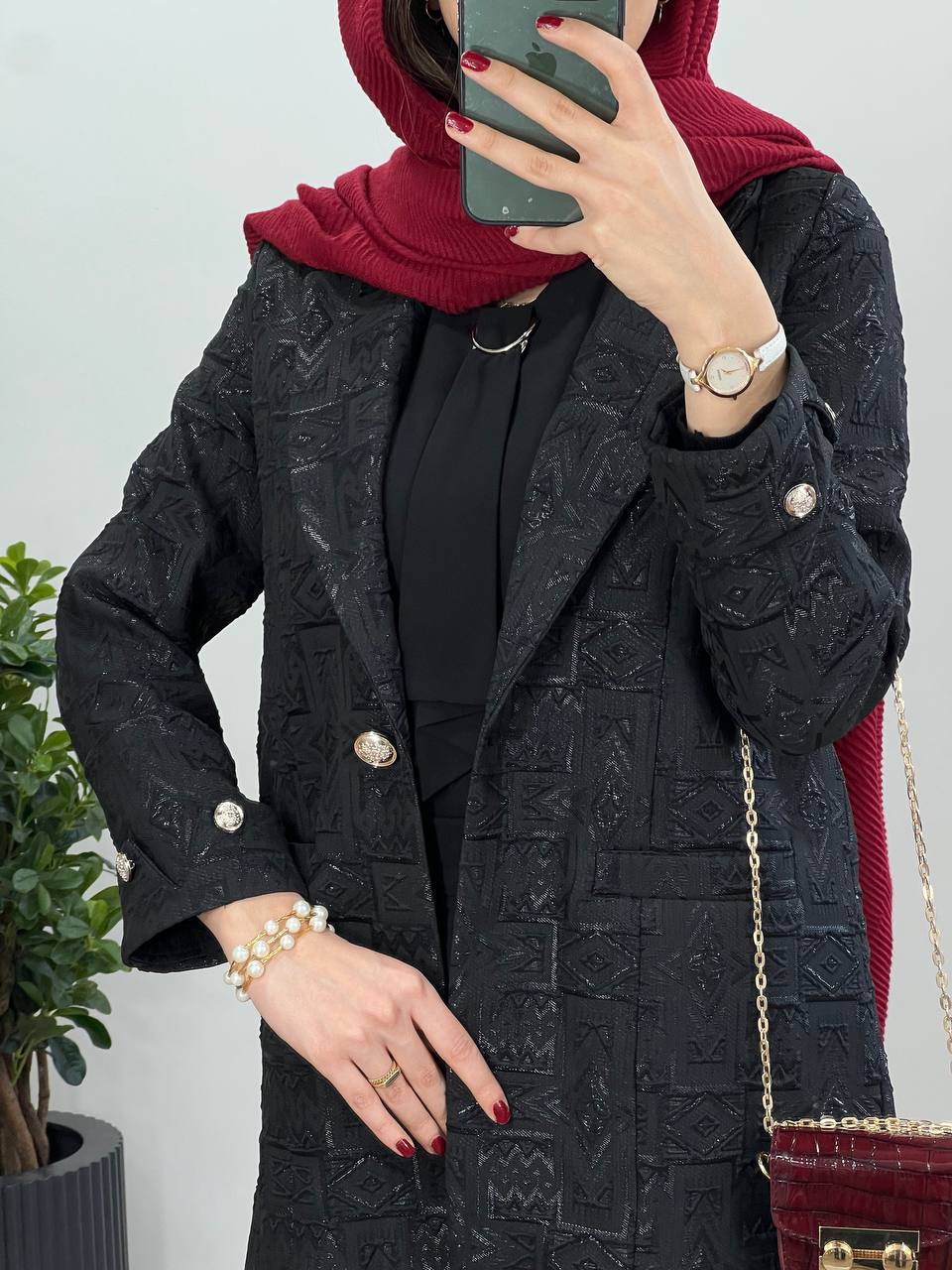 مانتو کتی ژاکارد الهه