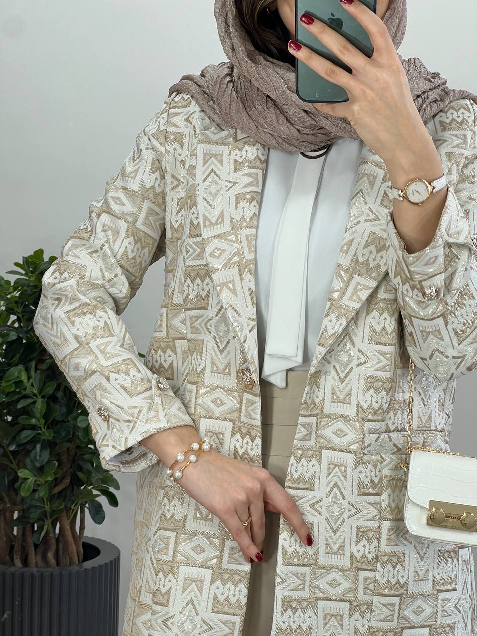 مانتو کتی ژاکارد الهه