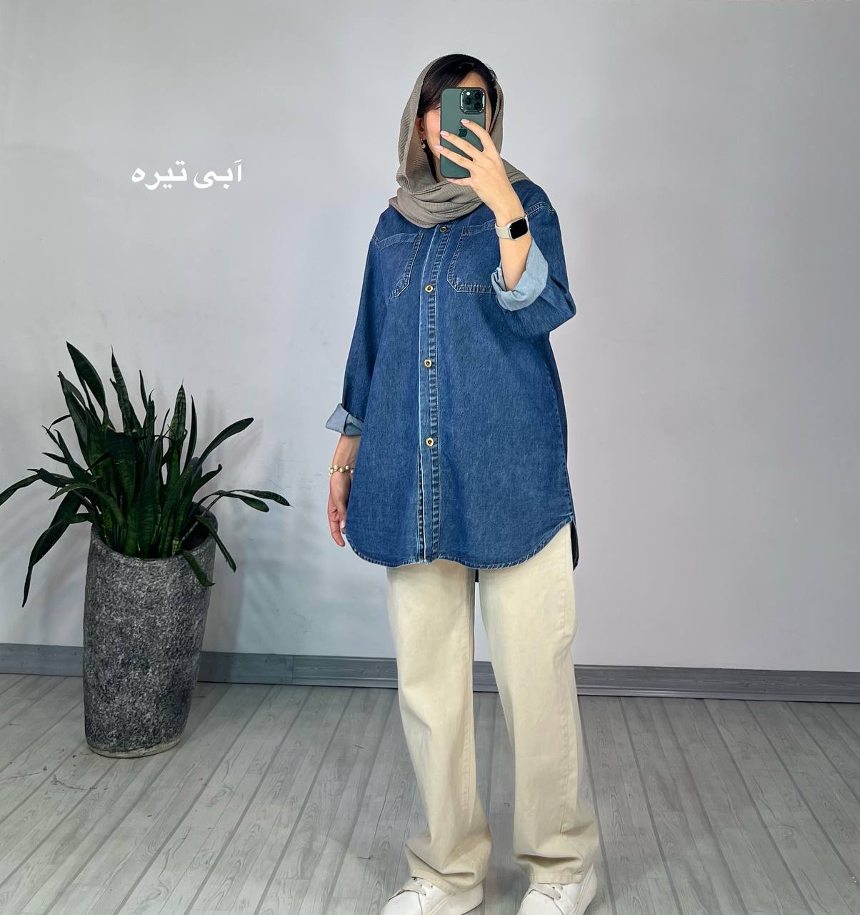 مانتو جین نگار کد 2345(ایراد دار)