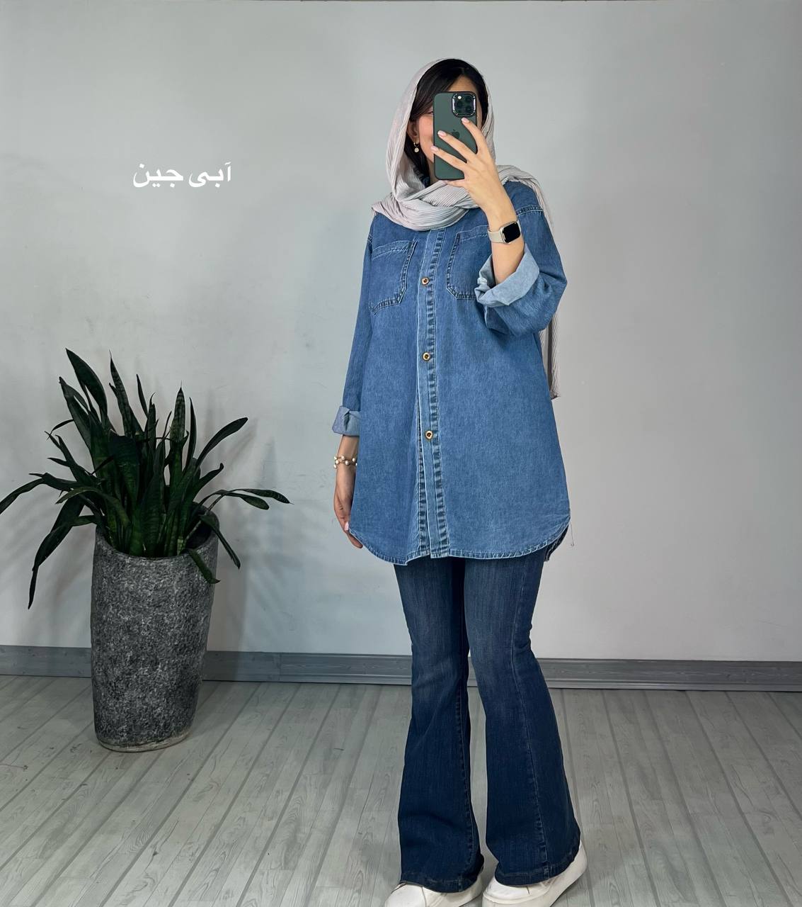 مانتو جین نگار کد 2345(ایراد دار)
