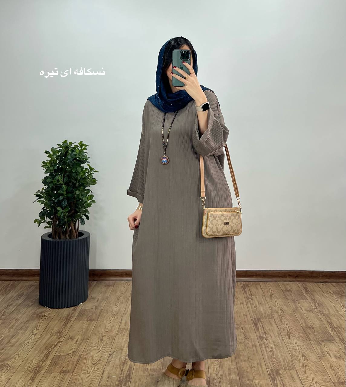 مانتو کفتان بلند تیلدا 1