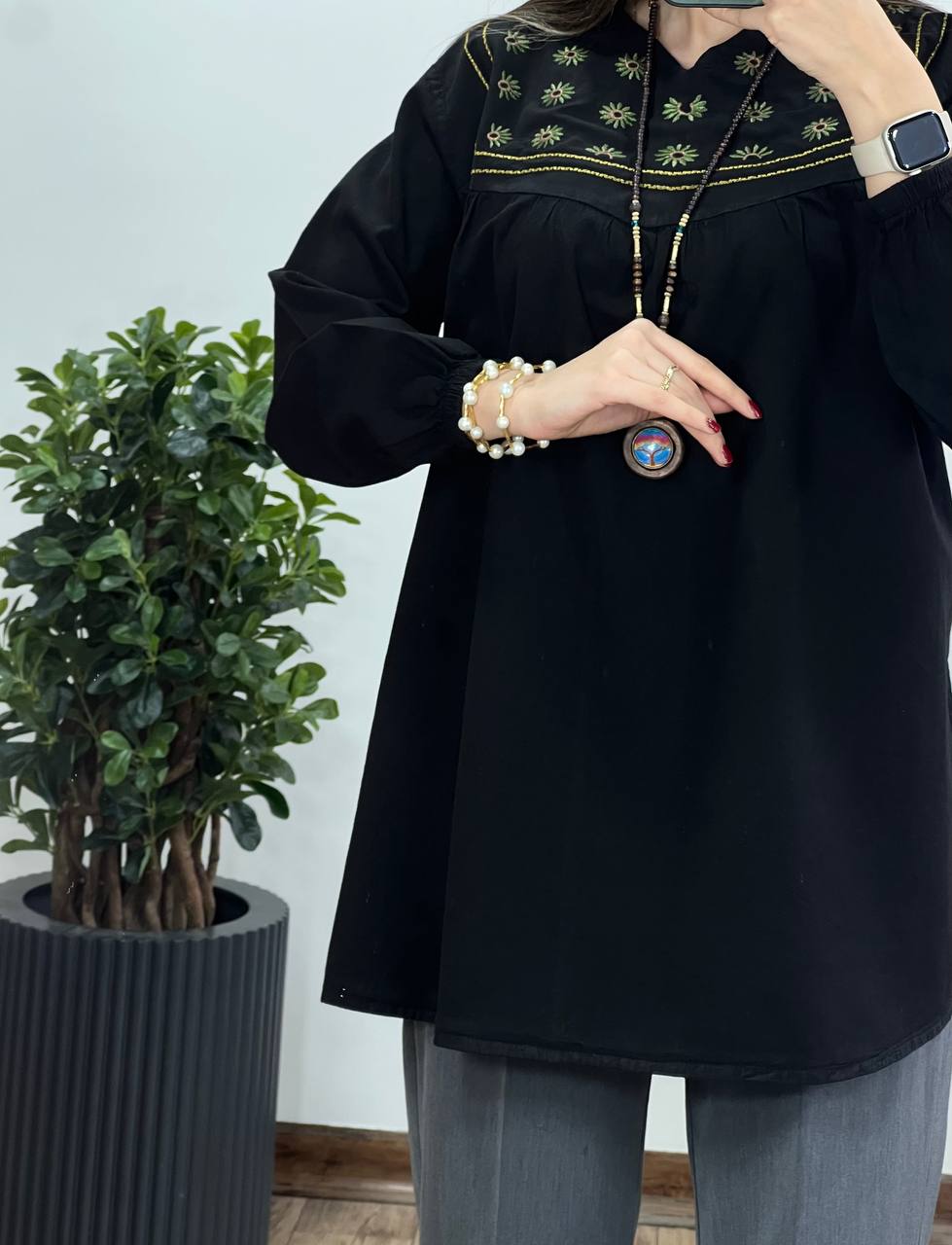 مانتو گلدوزی پونه 3