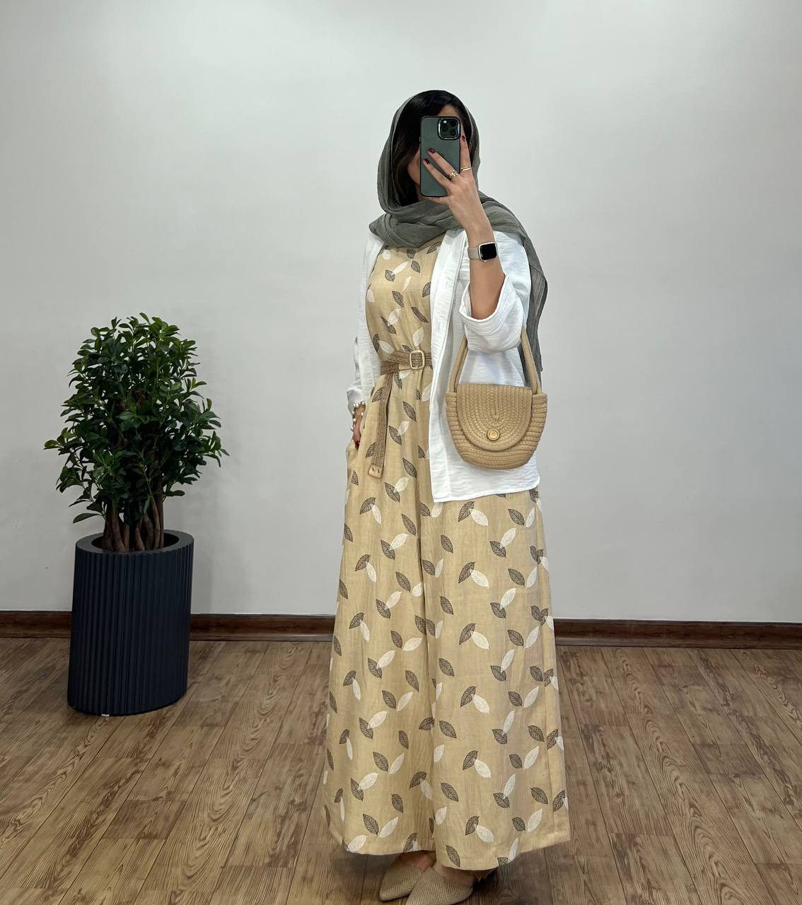 سرهمی شکوفه همراه با کمربند 7