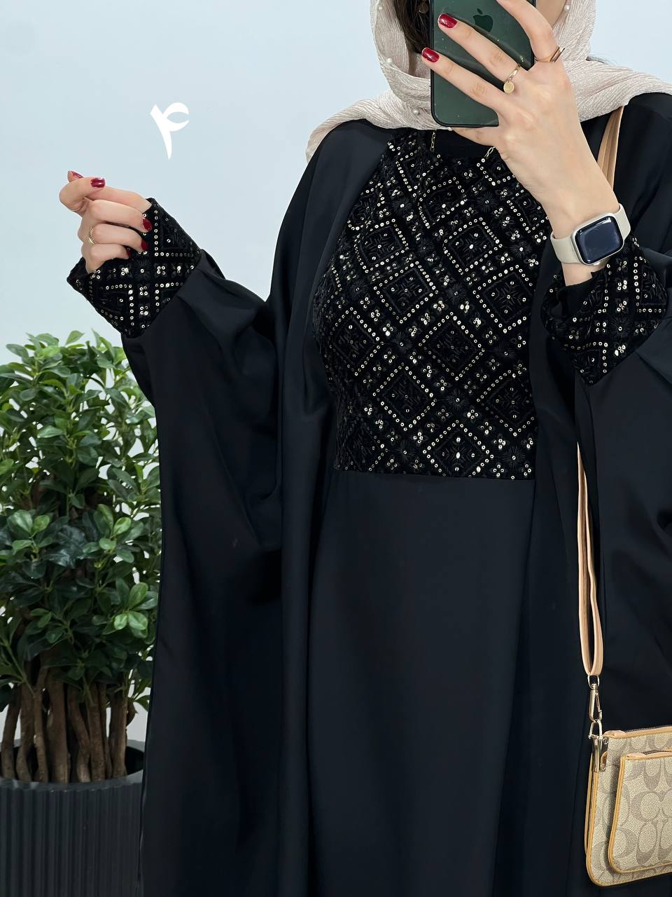 عبای بلند سوزندوزی حدیث 6