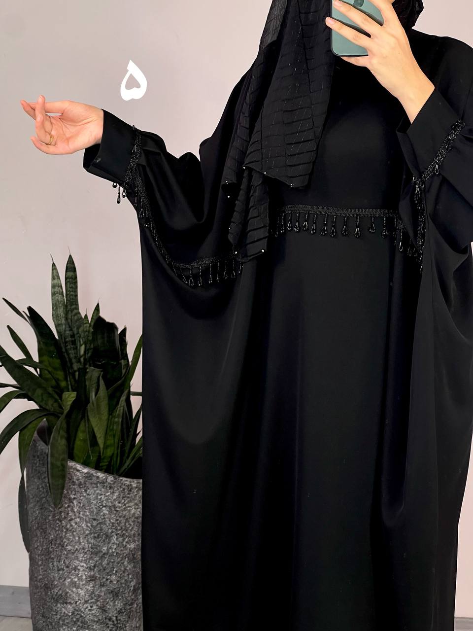 عبای بلند سوزندوزی حدیث 7 کد 2414