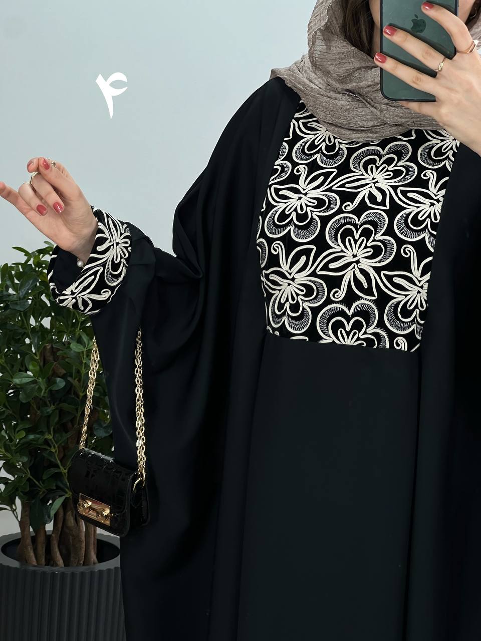 عبای بلند سوزندوزی حدیث 7 کد 2414