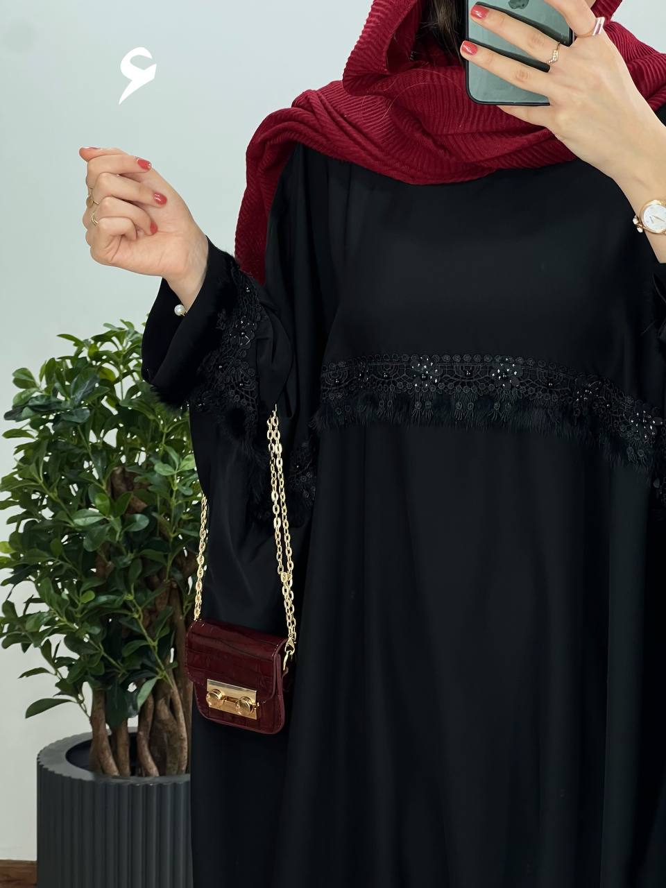 عبای بلند سوزندوزی حدیث 7 کد 2414