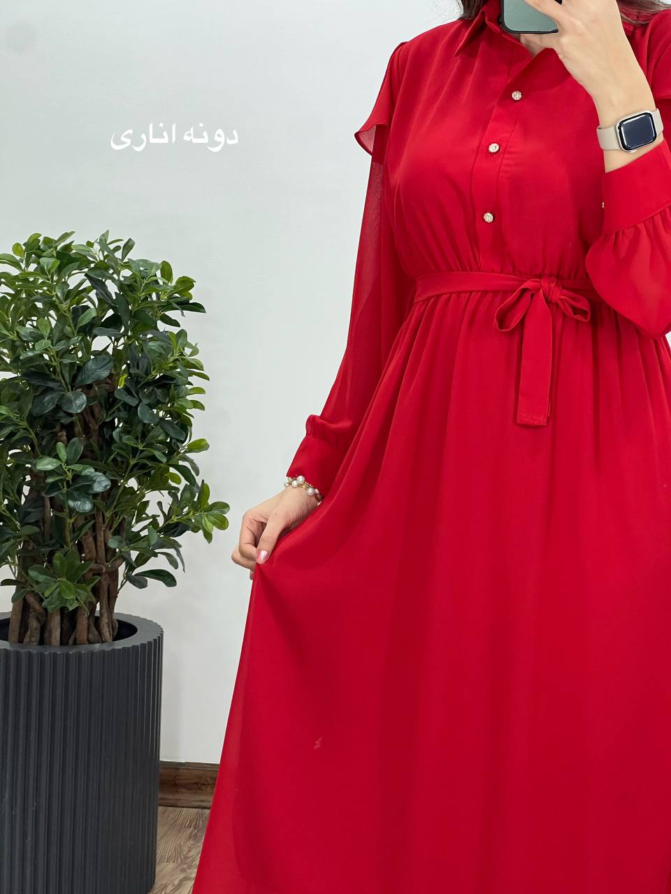 پیراهن حریر دلناز 2