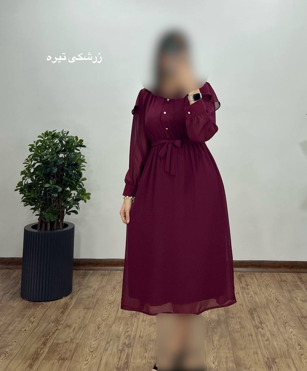 پیراهن حریر دلناز 2