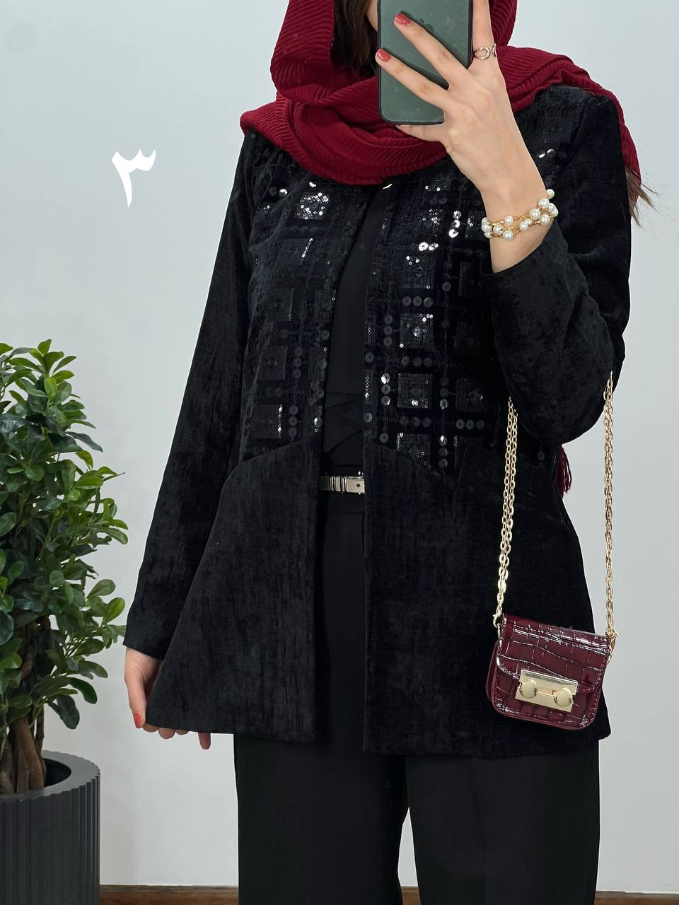مانتو مجلسی سوزندوزی کد2428