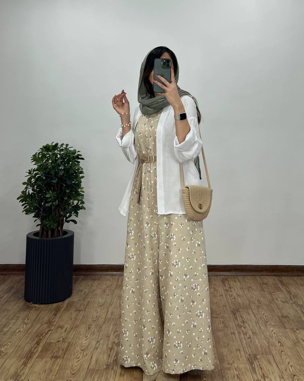 سرهمی شکوفه همراه با کمربند 8 کد2432