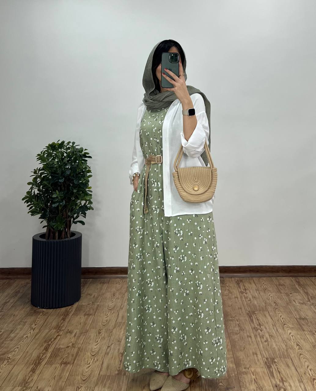 سرهمی شکوفه همراه با کمربند 8 کد2432