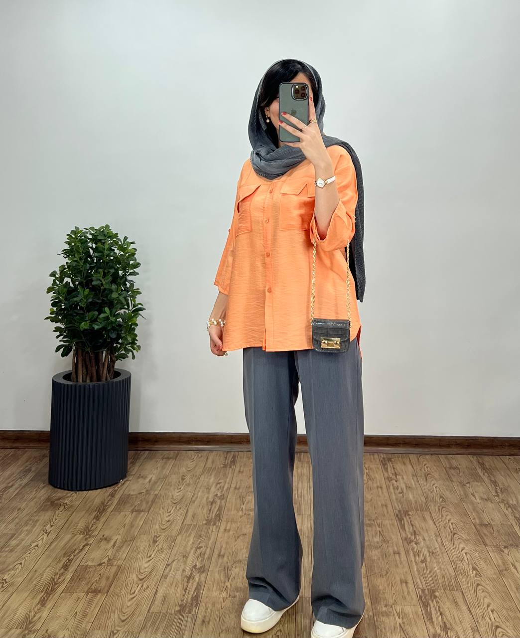 شومیز دکمه دار درناز 1