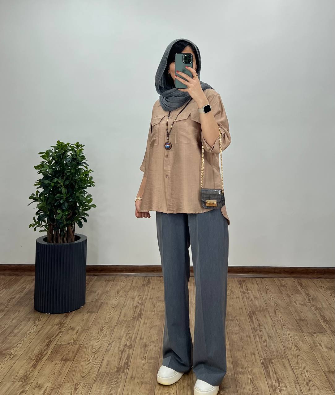 شومیز دکمه دار درناز 1