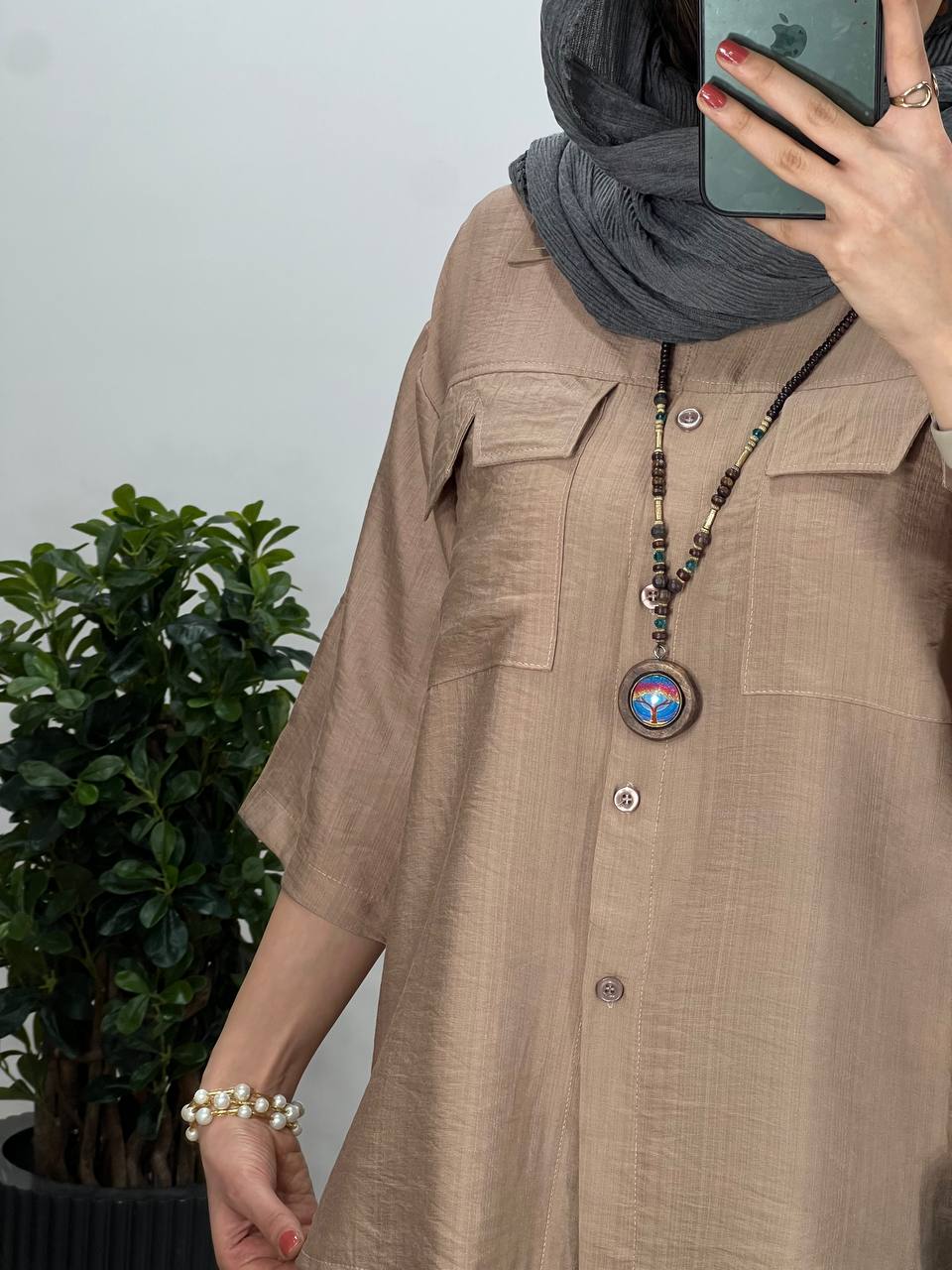 شومیز دکمه دار درناز 1