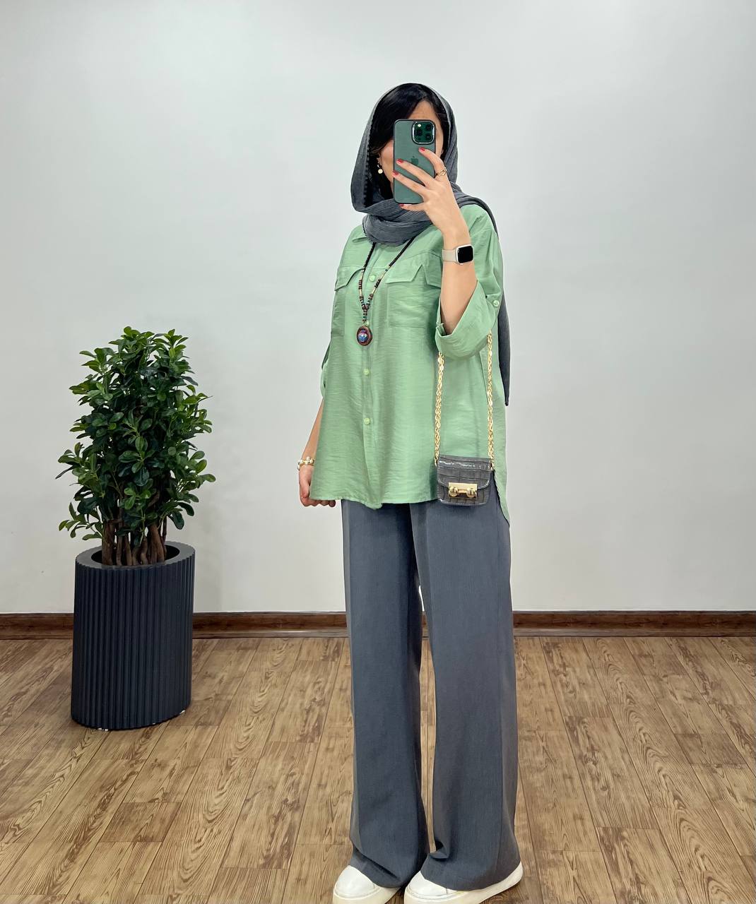 شومیز دکمه دار درناز 1