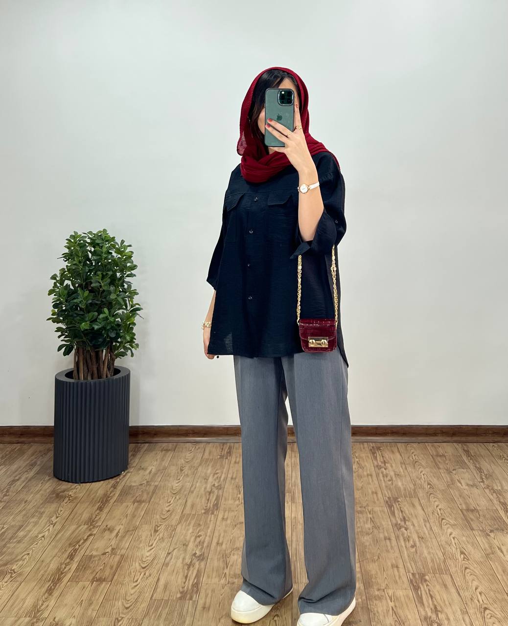 شومیز دکمه دار درناز 1