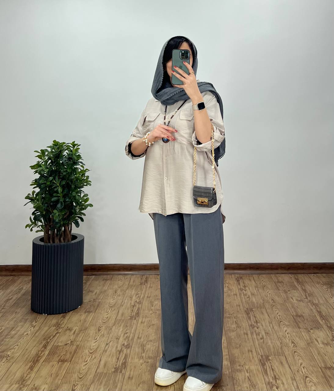 شومیز دکمه دار درناز 1