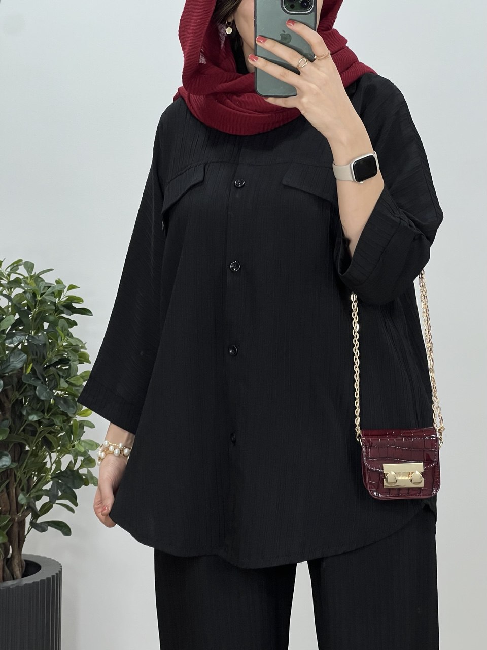 ست مانتو و شلوار شکوه