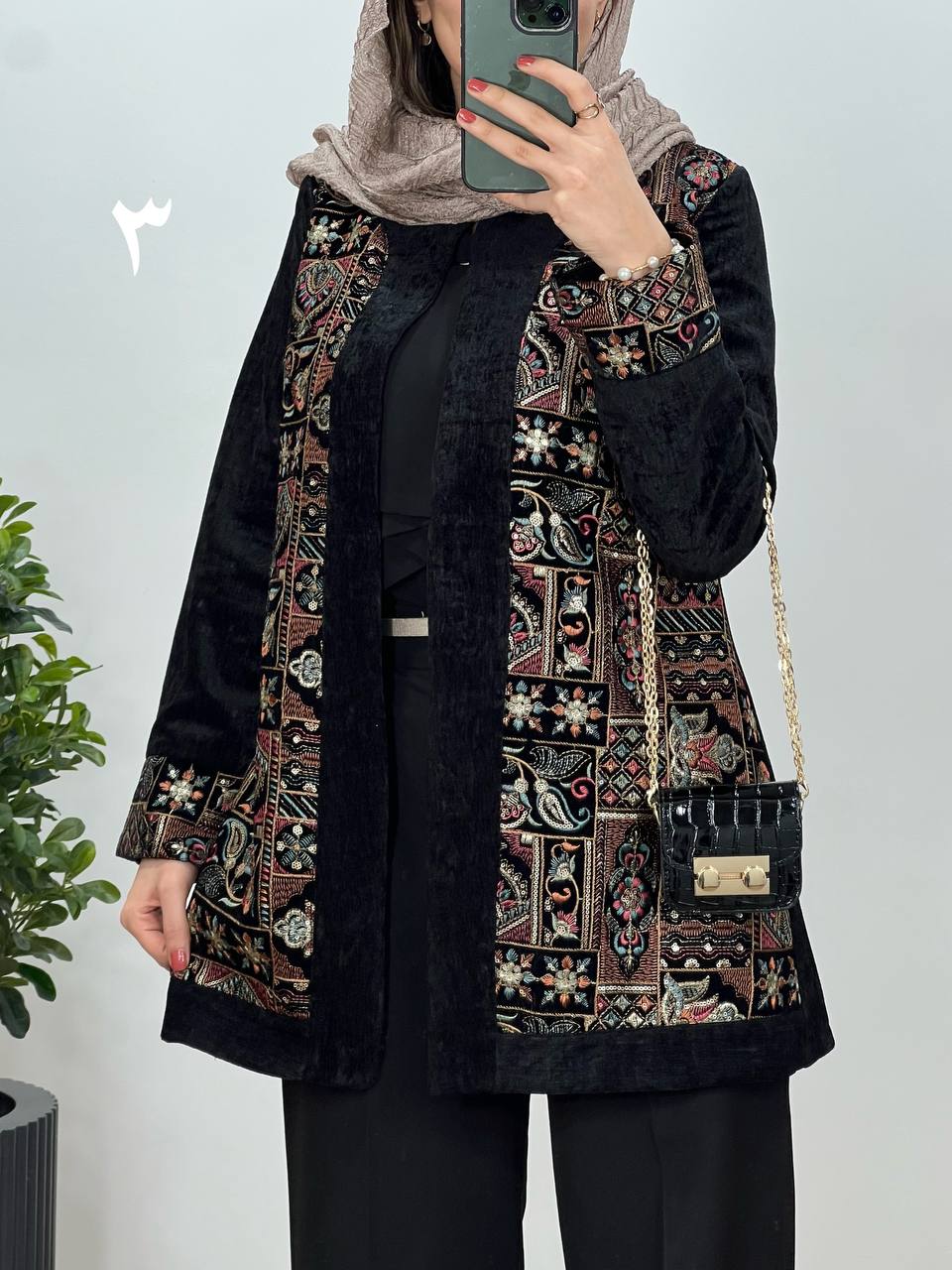مانتو مجلسی سوزندوزی پگاه