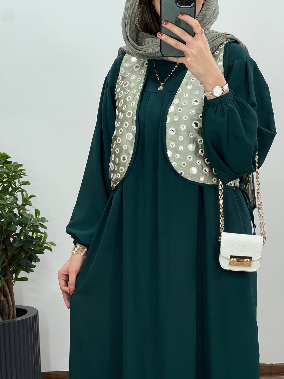 ست پیراهن و وست سوزان(ایراد دار)