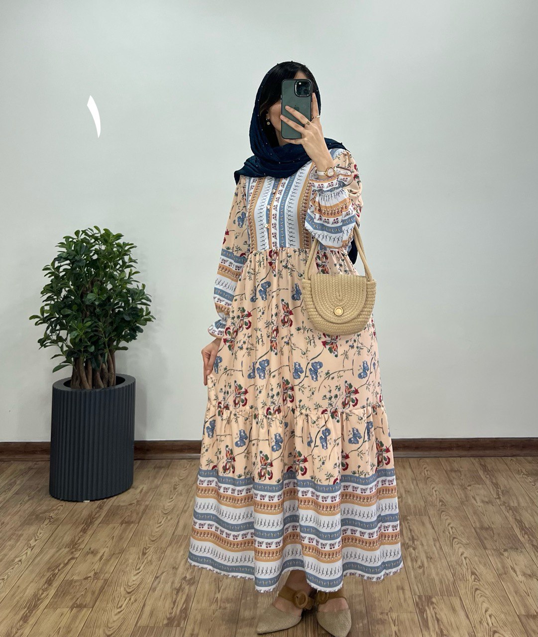 پیراهن بلند پروانه