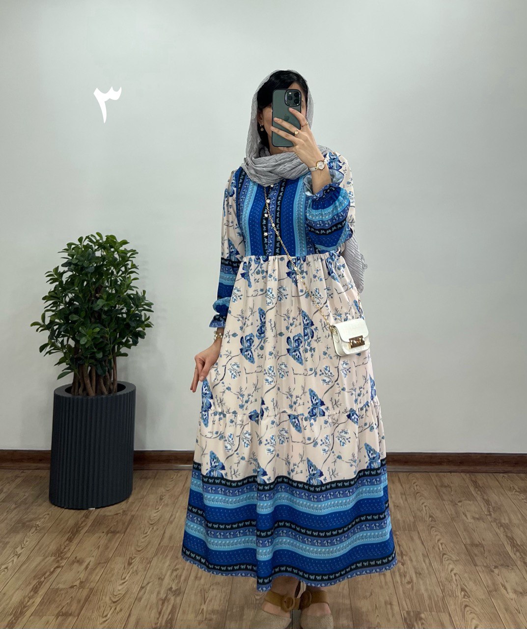 پیراهن بلند پروانه