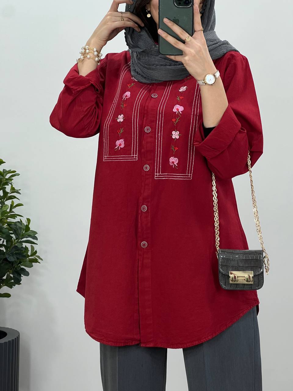 مانتو گلدوزی مارینا 1