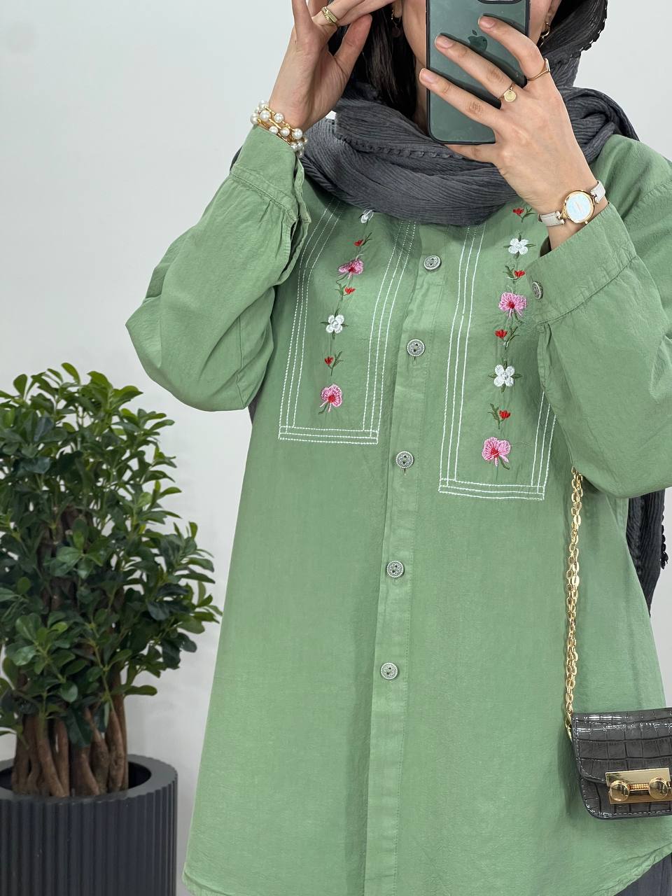 مانتو گلدوزی مارینا 1