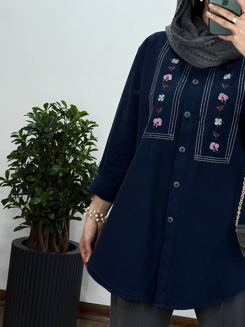 مانتو گلدوزی مارینا 1