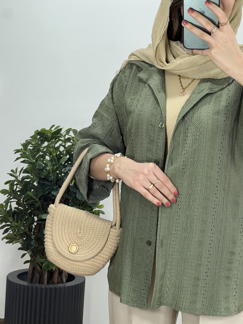 تونیک مانتویی سوزندوزی مراکشی 5 کد 2494