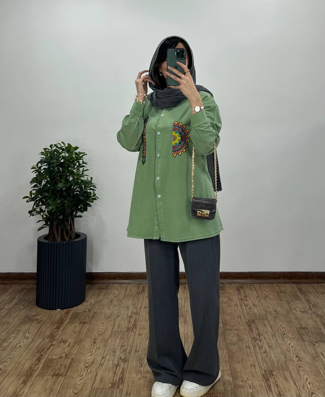 مانتو گلدوزی خورشید