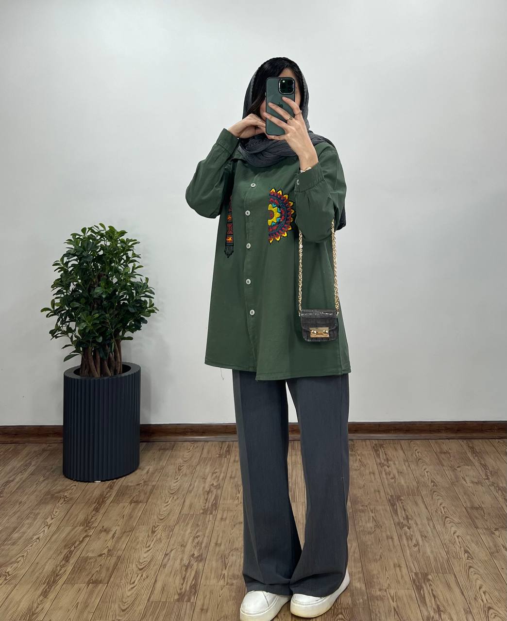 مانتو گلدوزی خورشید