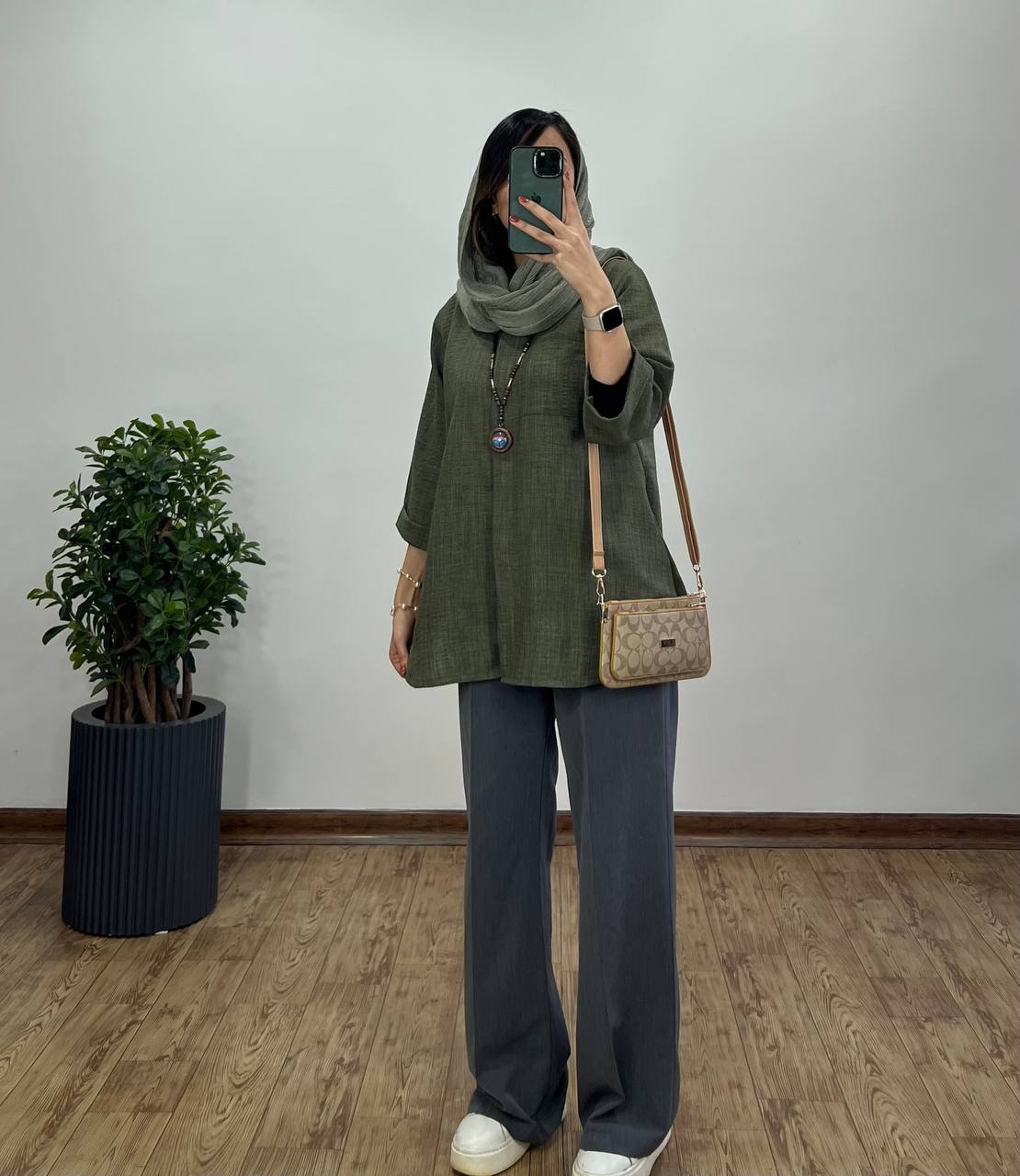 مانتو دکمه مخفی نازگل
