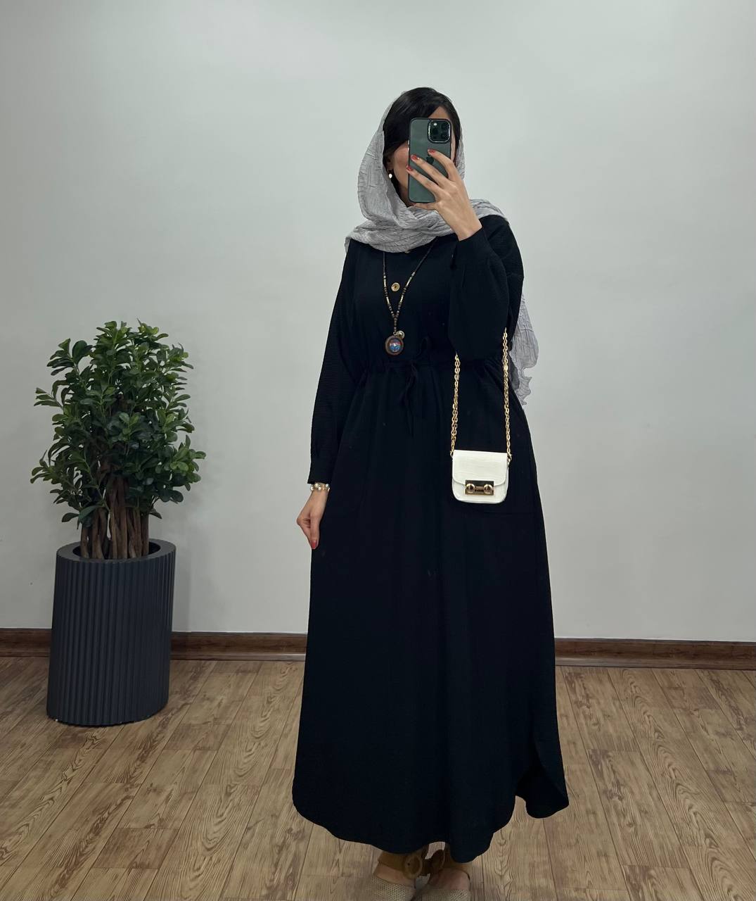 پیراهن مانتویی بلند آیناز 2