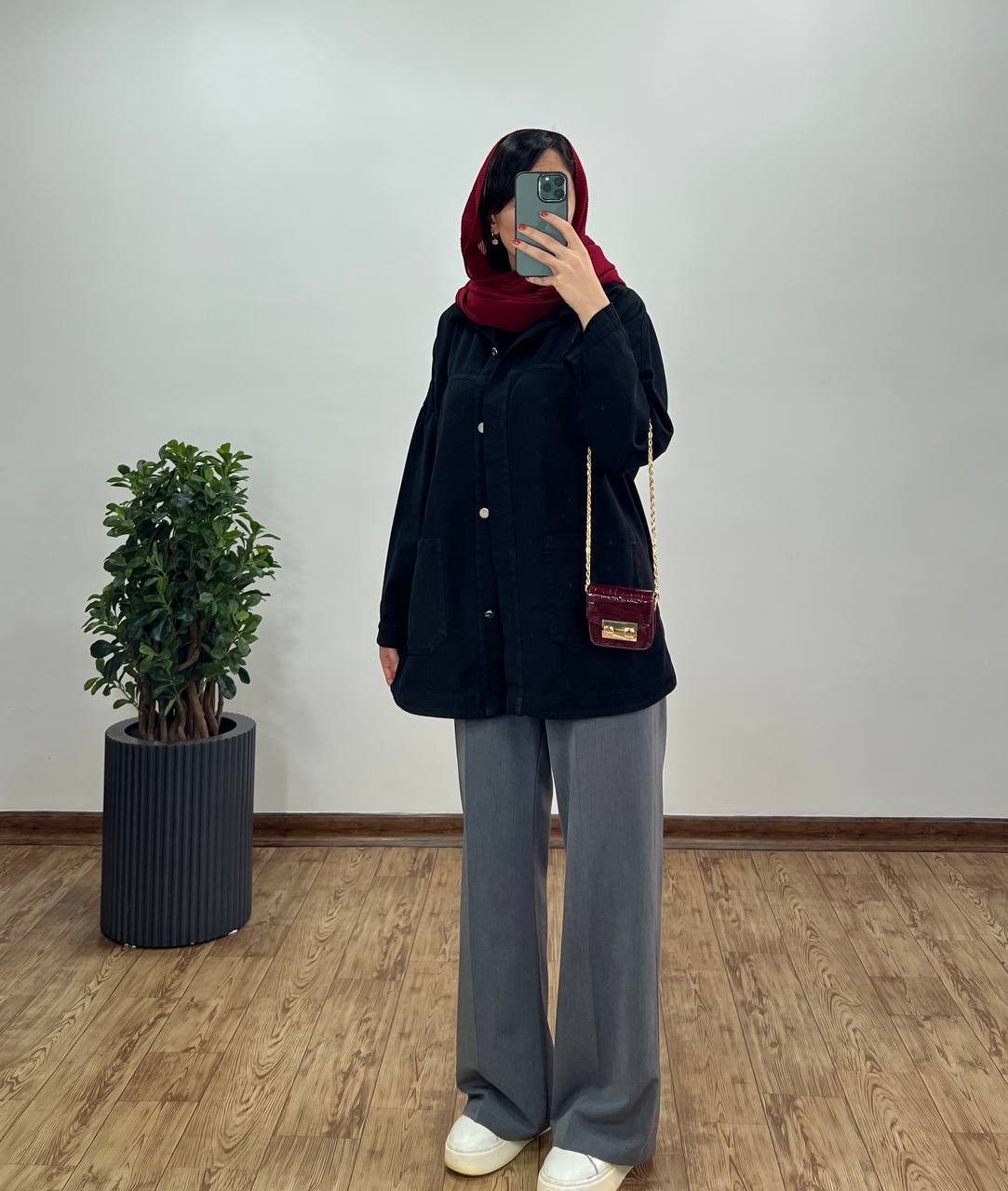 مانتو کتان کاغذی جانا 1