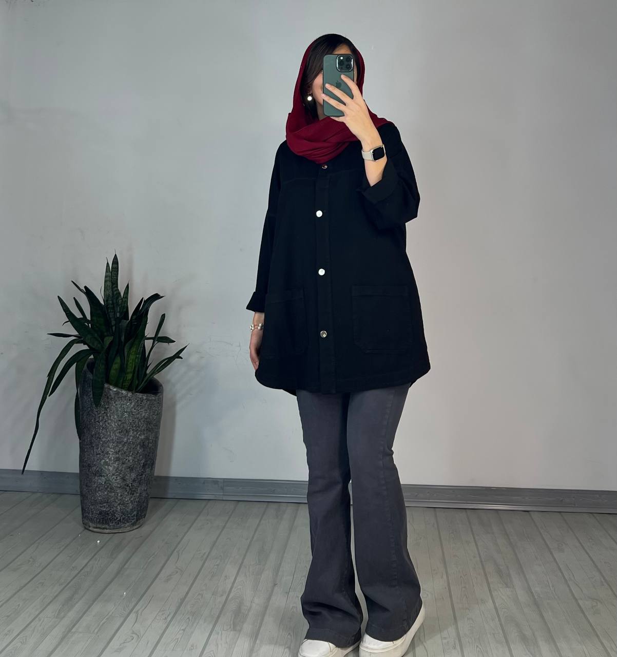 مانتو کتان کاغذی جانا
