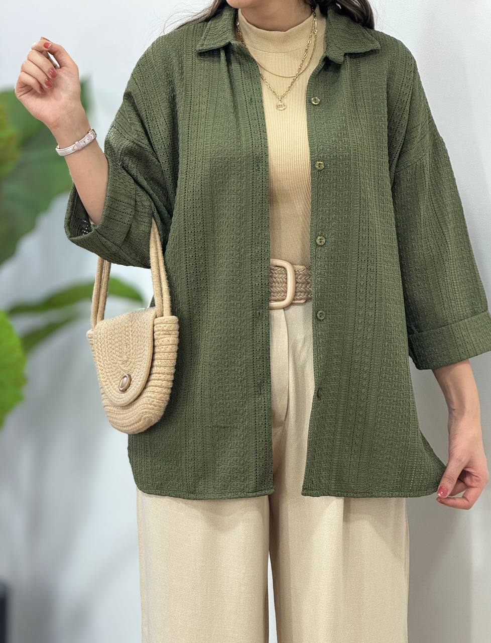 تونیک مانتویی سوزندوزی مراکشی 6 (ایراد دار)