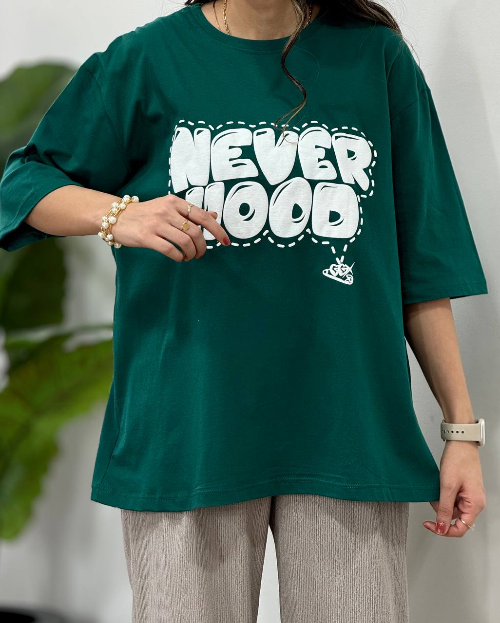 تیشرت باکسی NEVER