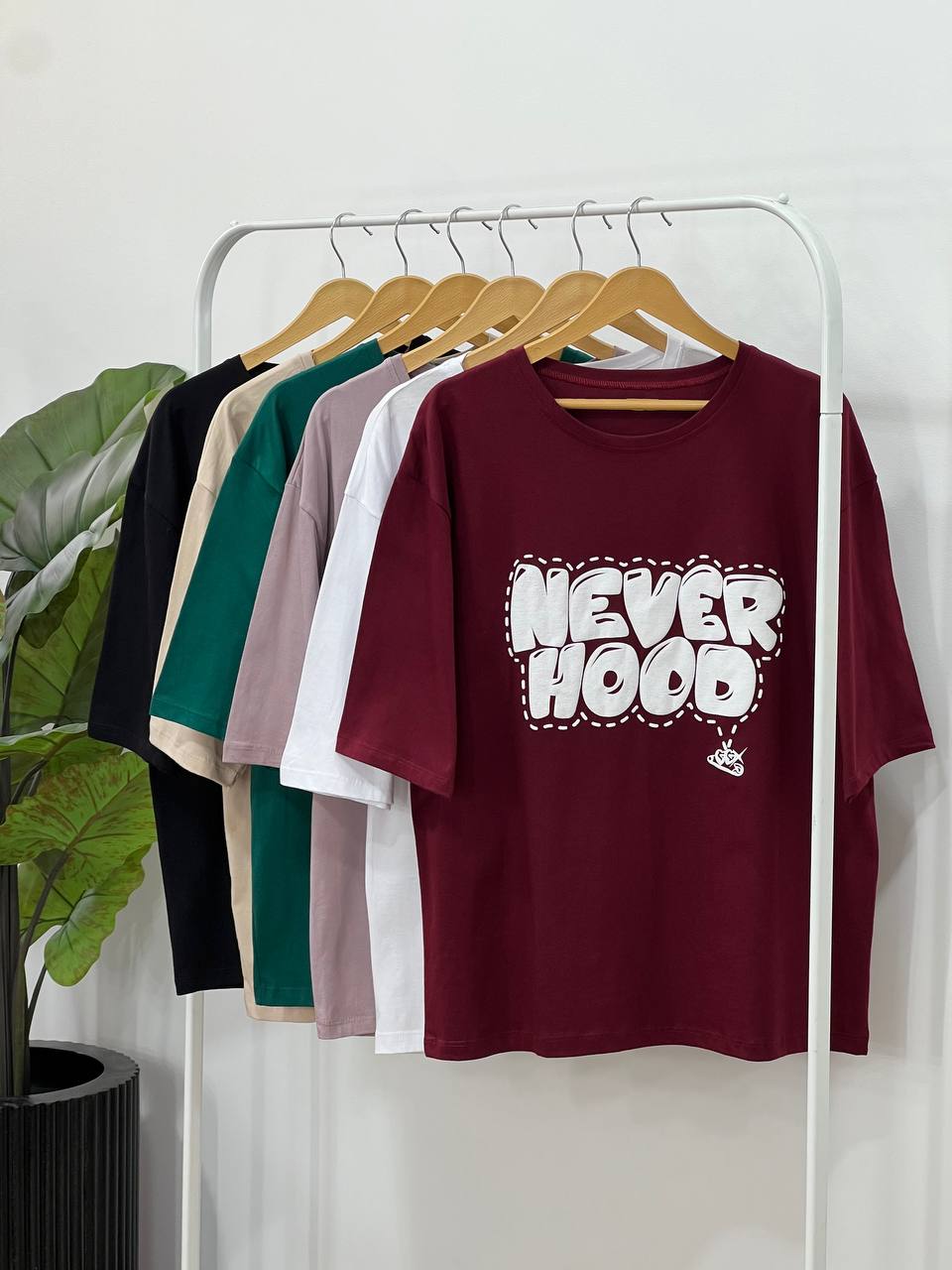 تیشرت باکسی NEVER