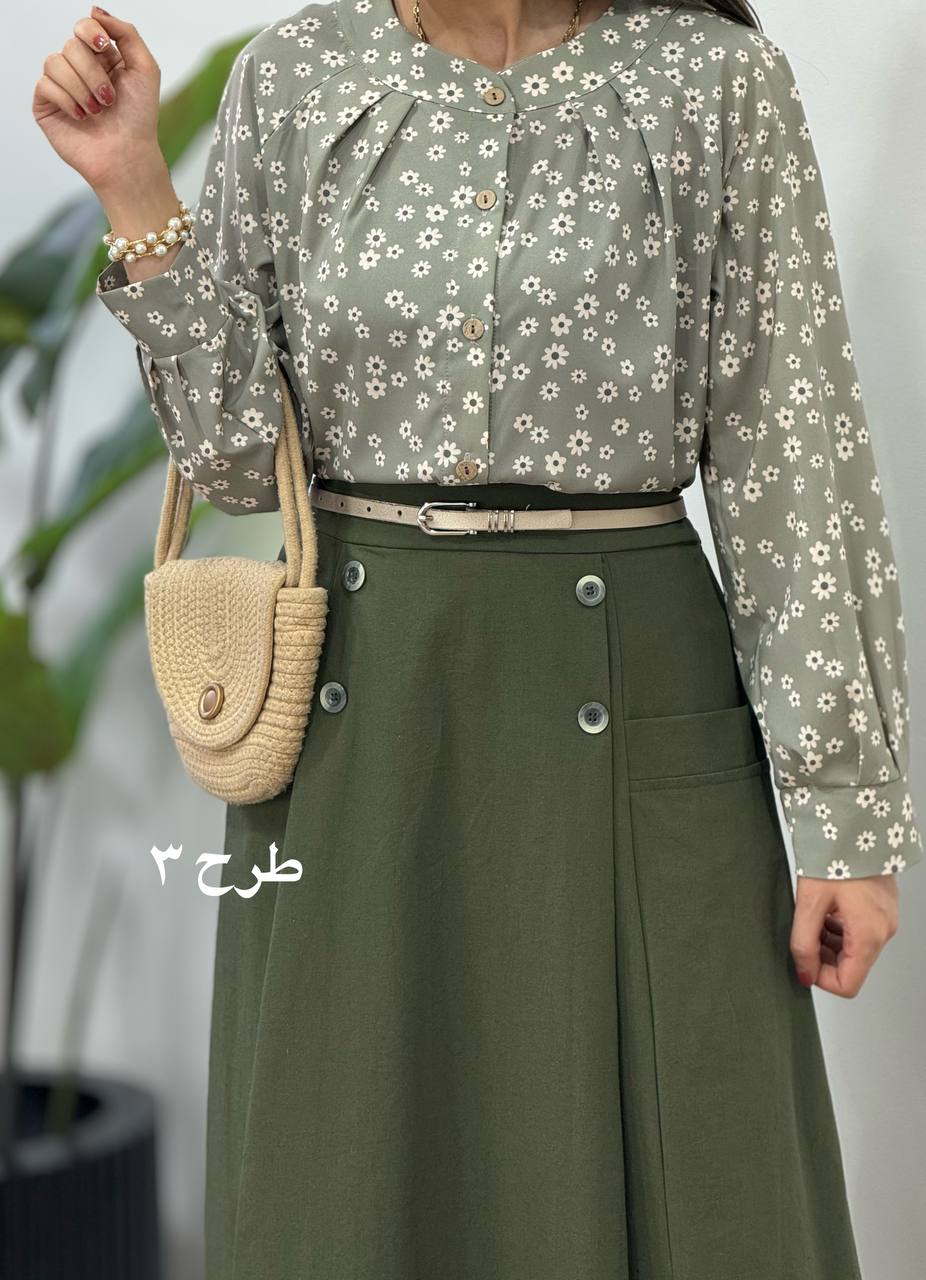 ست بلوز و دامن هما 5 کد 2600