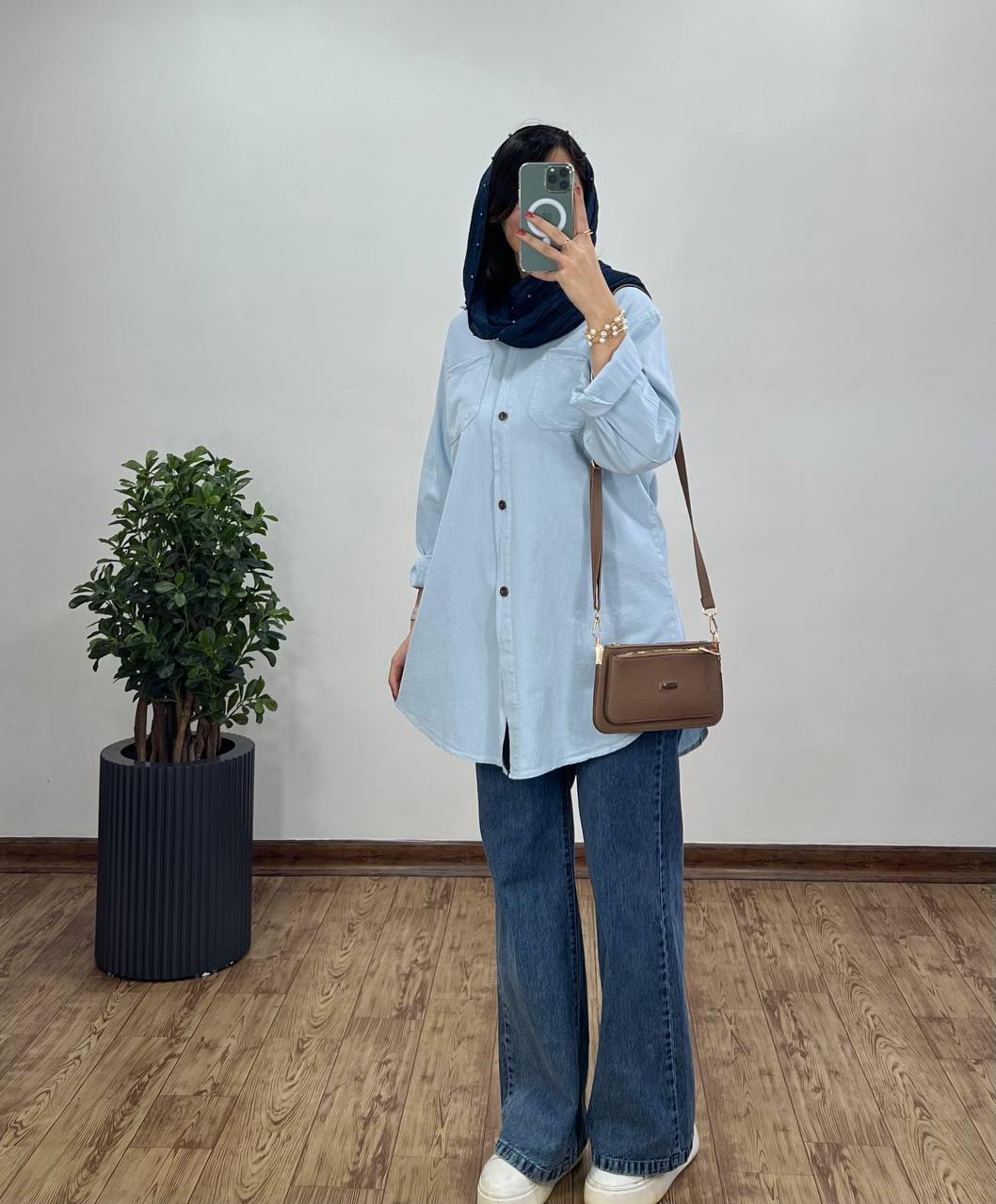 مانتو بلند لینن غنچه(ایراد دار)