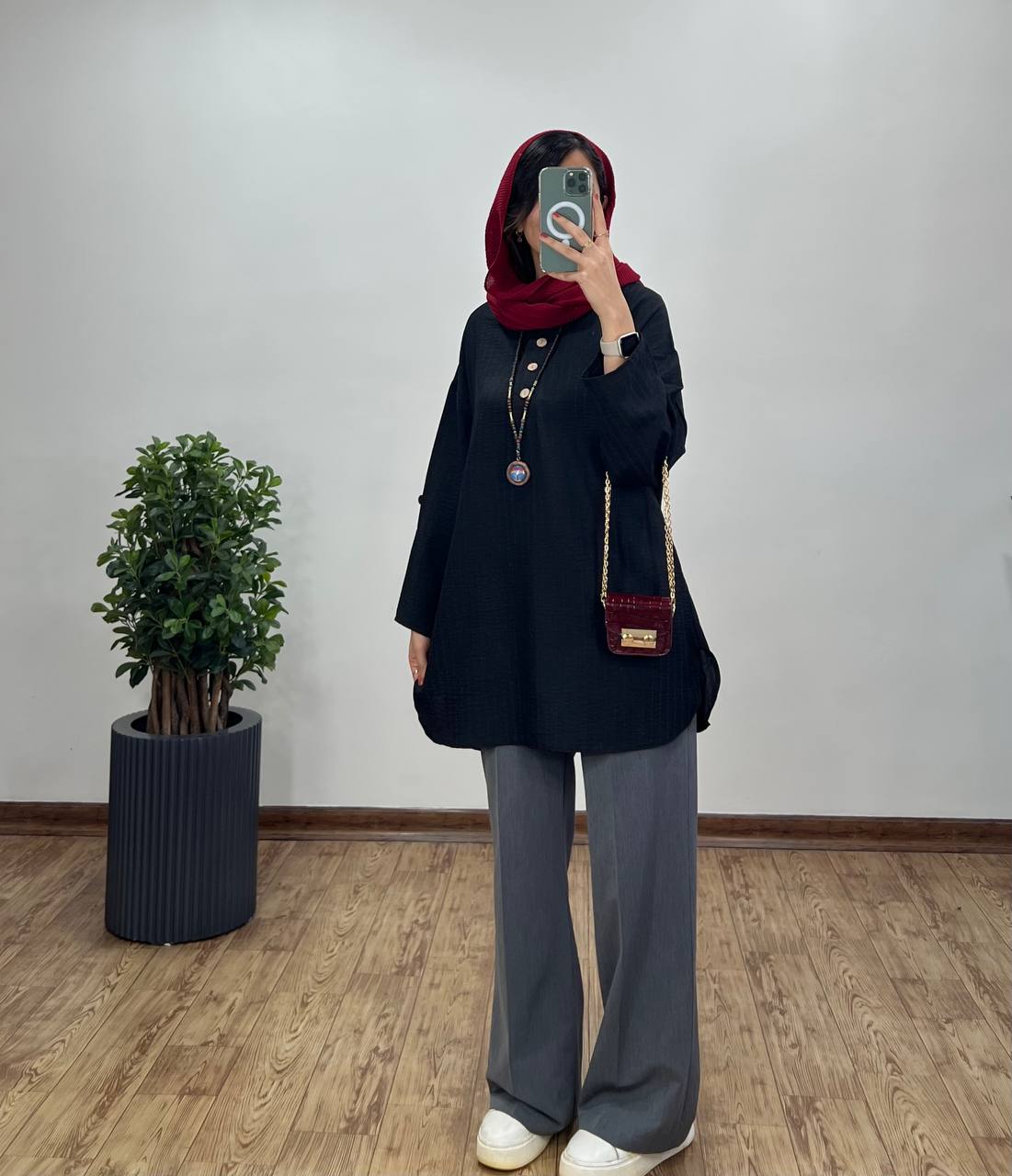 مانتو جلو بسته شانتون لیانا کد 3119