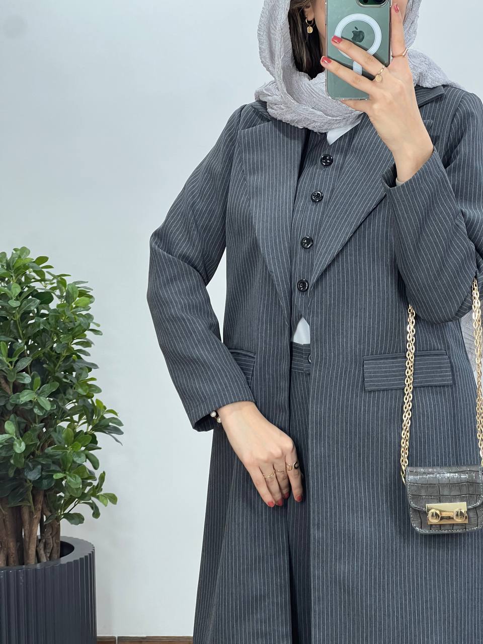 ست سه تیکه کت و شلوار و جلیقه دیپلمات رسین