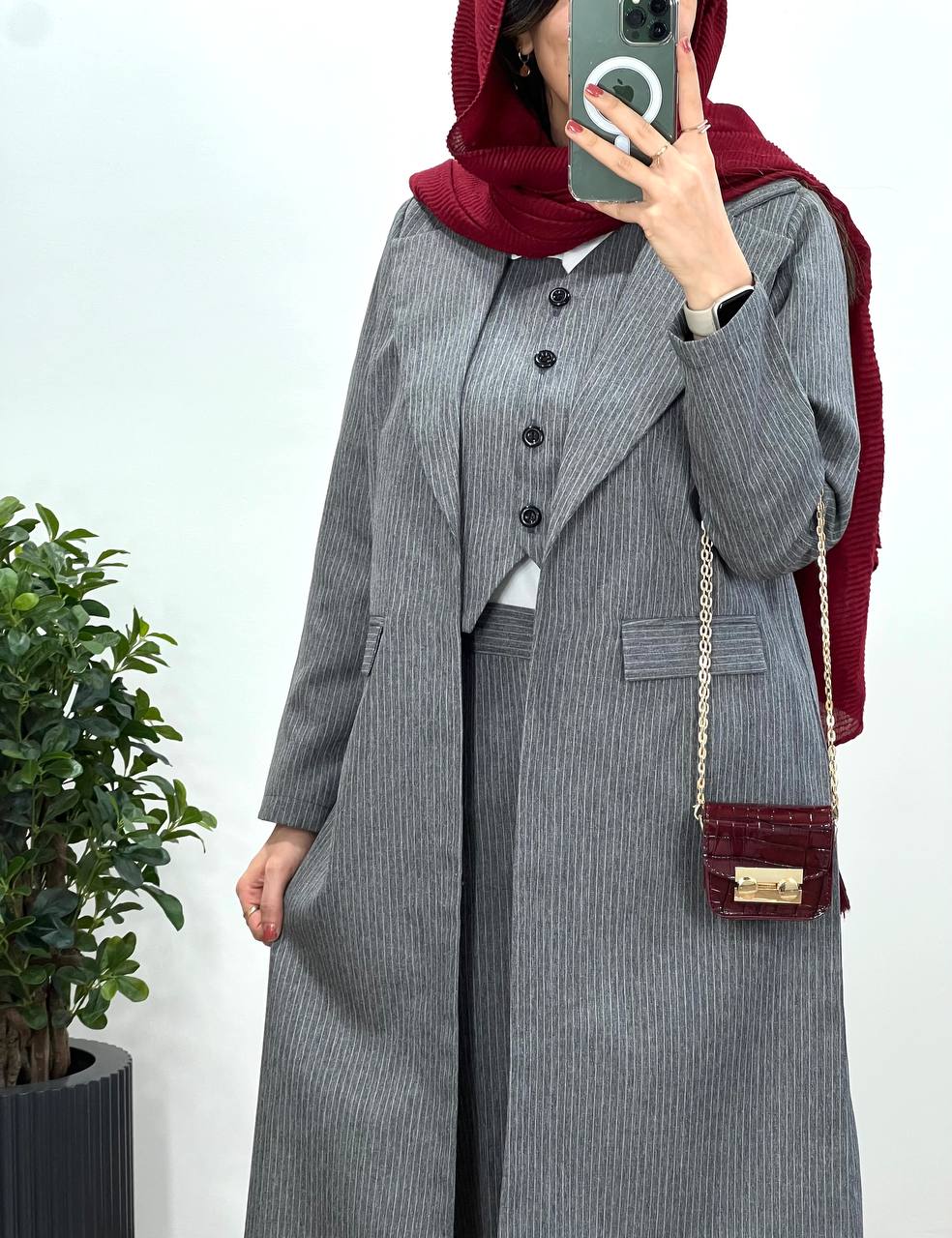 ست سه تیکه کت و شلوار و جلیقه دیپلمات رسین