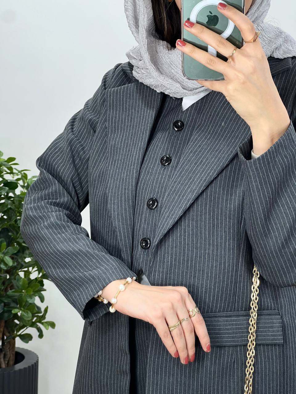 ست سه تیکه کت و شلوار و جلیقه دیپلمات رسین