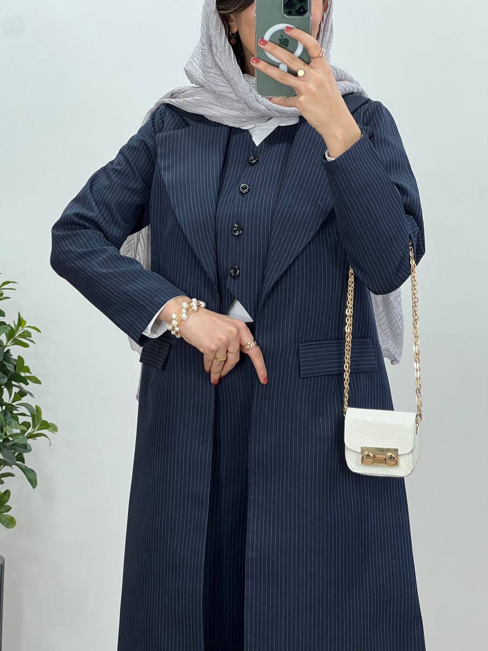 ست سه تیکه کت و شلوار و جلیقه دیپلمات رسین