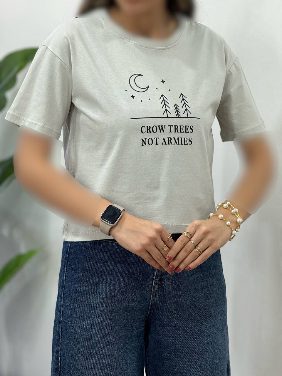 تیشرت پنبه کاج