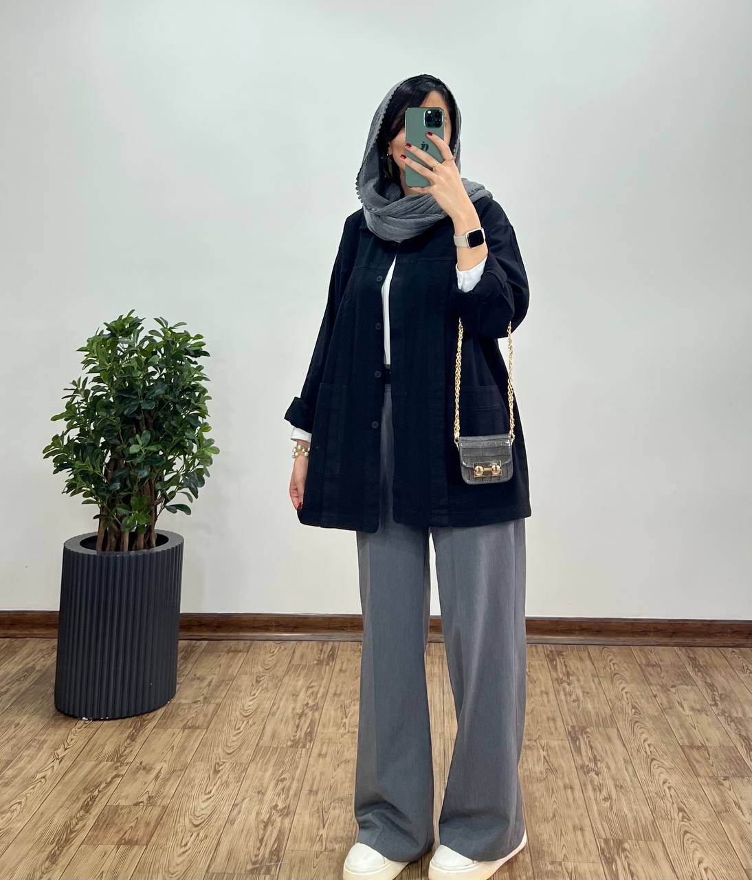 مانتو کتان کاغذی امیلیا